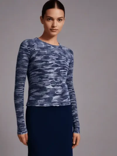 Trendy Crop - Urban Edge Knit Crop Tee