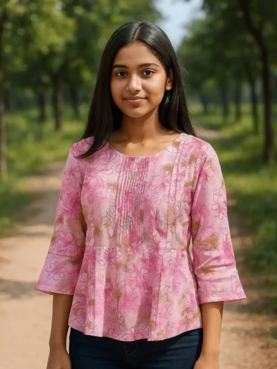 Trendy Floral Top - Floral Print Top