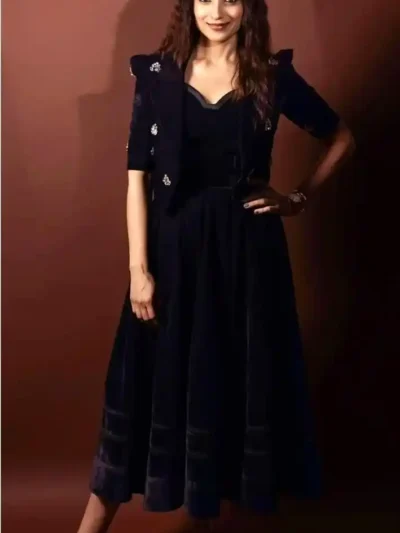 Beautiful Midi Dress - designer party wear outfit