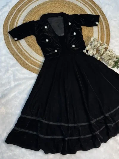 Beautiful Midi Dress - designer party wear outfit