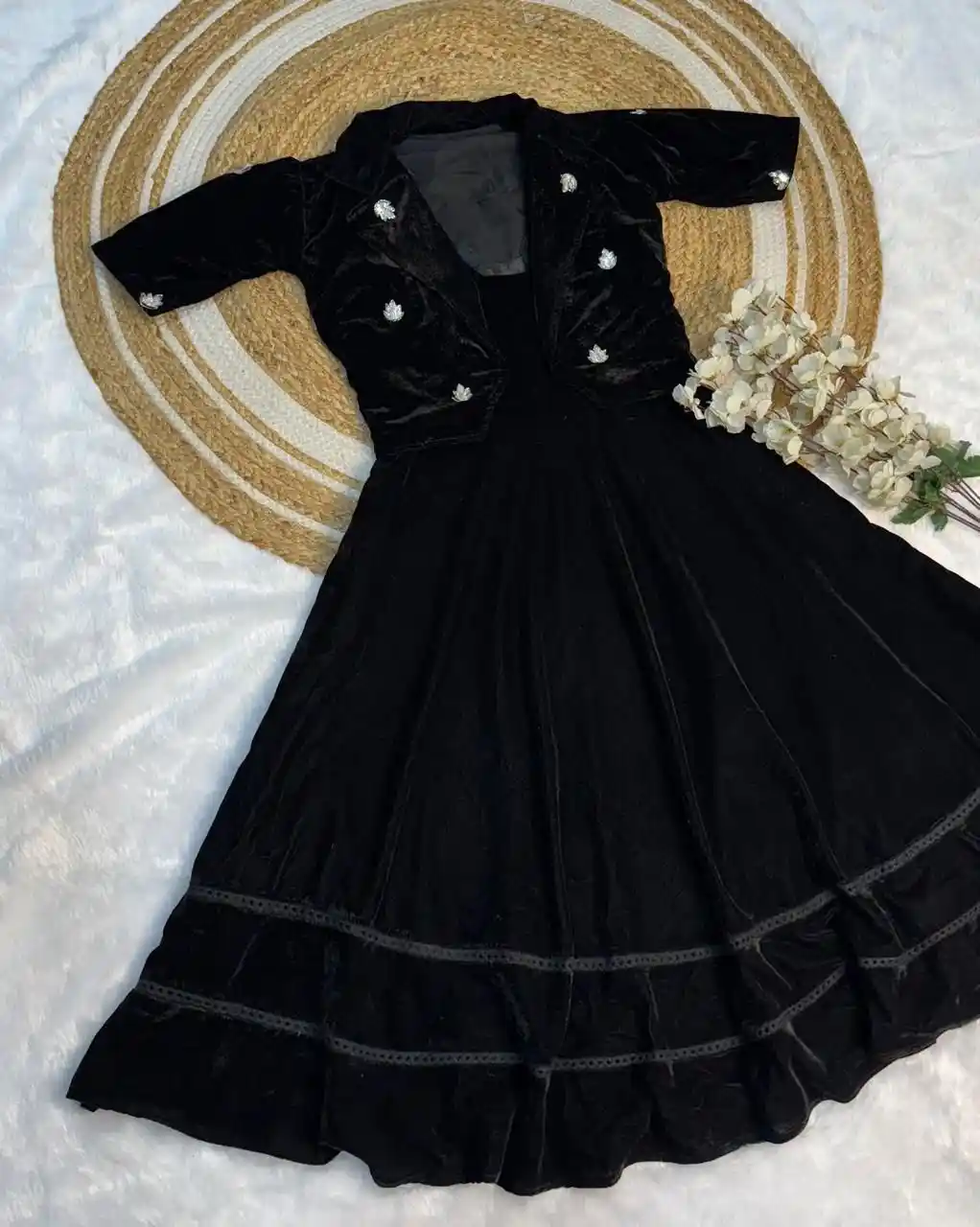 Beautiful Midi Dress - designer party wear outfit