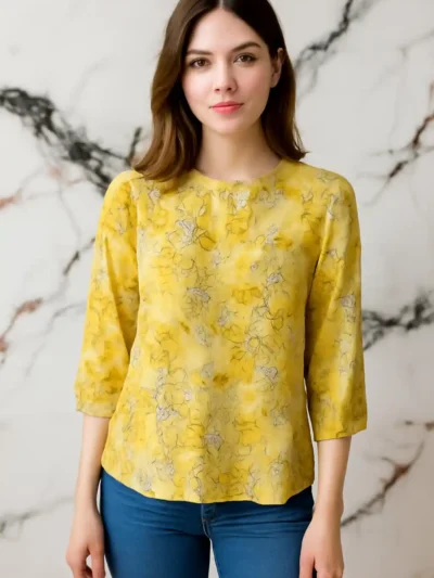 Trendy Floral Top - Floral Print Top