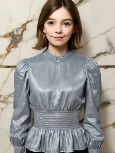 Premium Quality Top -Puff Sleeve Premium Top