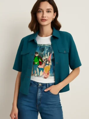 Casual  button-down street style shirt - Button-Down Shirt