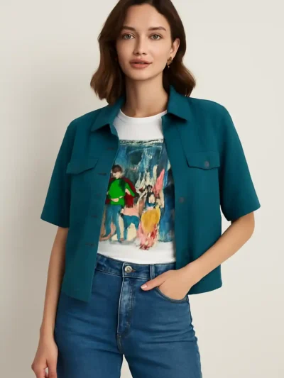 Casual button-down street style shirt - Button-Down Shirt