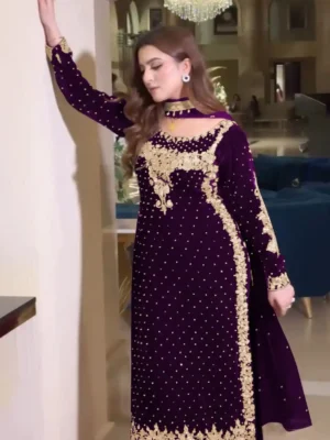 New Velvet Trendy - New Party Wear Viscose Velvet Designer