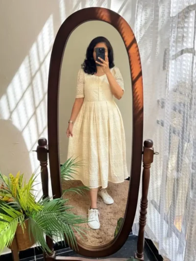 Elegant Pure Cotton One Piece