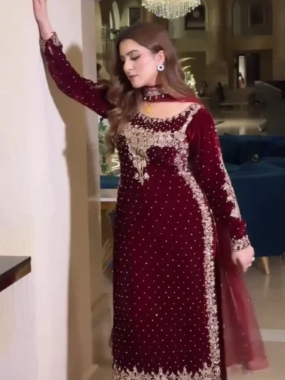 New Velvet Trendy - New Party Wear Viscose Velvet Designer