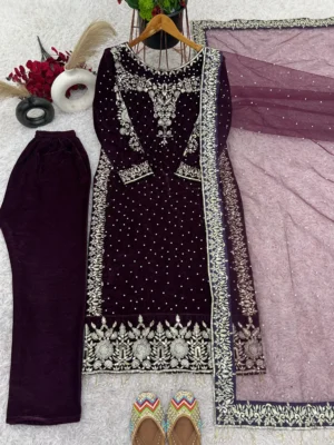 New Velvet Trendy - New Party Wear Viscose Velvet Designer