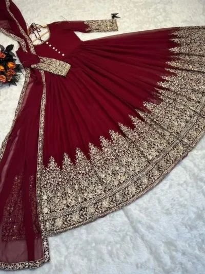 DESIGNER GEORGETTE GOWN - GOWN