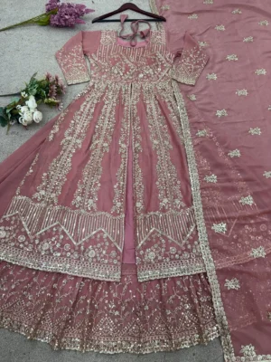 Luxury Wedding & Festive Wear - Designer Plazzo Suit