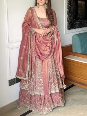 Luxury Wedding & Festive Wear - Designer Plazzo Suit