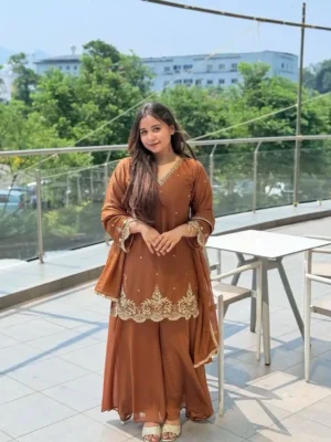 WEDDING PAKISTANI STYLE OUTFIT - Wedding Wear Sharara Suit