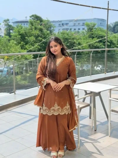 WEDDING PAKISTANI STYLE OUTFIT - Wedding Wear Sharara Suit