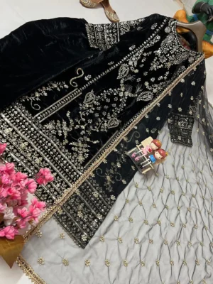 Women's Designer - Velvet Salwar Suits