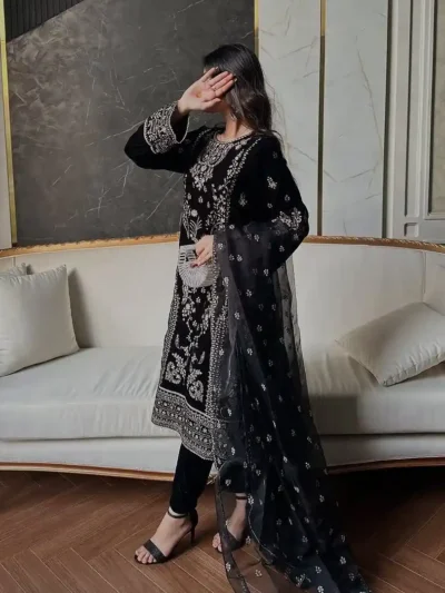 Women's Designer - Velvet Salwar Suits