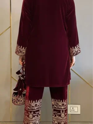 Trendy Women's - Velvet Kurti Pant