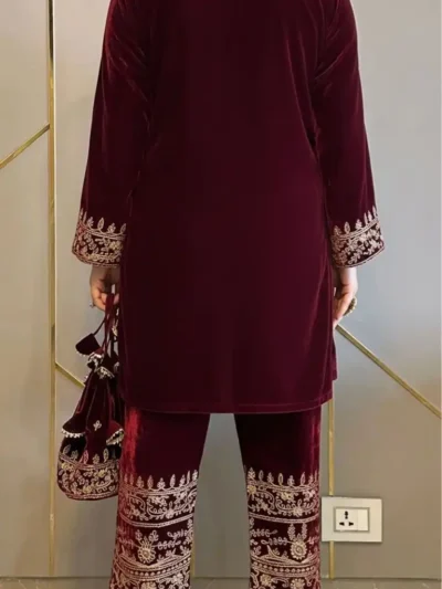 Trendy Women's - Velvet Kurti Pant