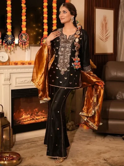 Women's Chinon Silk - Premium Chinon Silk Plazzo