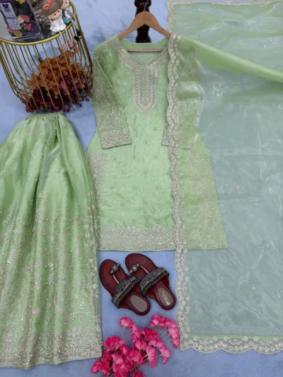 Women's Trendy - PREMIUM DESIGNER READYMADE TOP PLAZZO