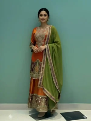 Traditional Indian festive wear - Heavy Embroidered Festive Wear