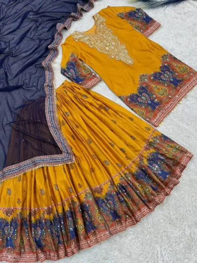 Traditional Indian festive wear - Heavy Embroidered Festive Wear