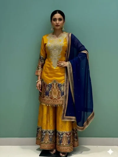 Traditional Indian festive wear - Heavy Embroidered Festive Wear