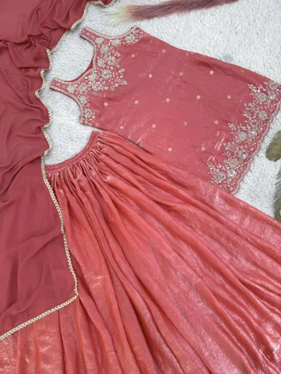 Women's Trendy - Embroidery Flared Plazzo