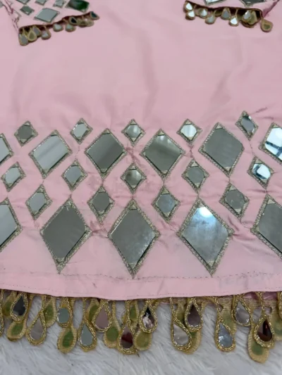 New Designer Real Mirror Work - Launching New Sharara Set