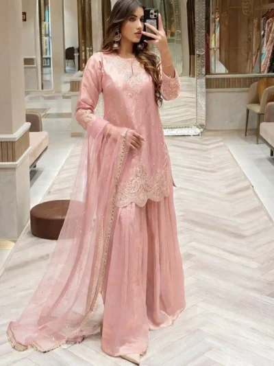 New Designer Trendy Top Plazzo - Designer Top Plazzo Set