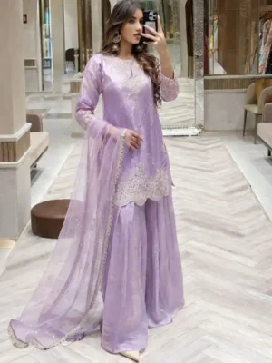 New Designer Trendy Top Plazzo - Designer Top Plazzo Set