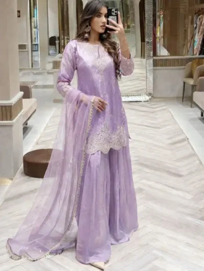 New Designer Trendy Top Plazzo - Designer Top Plazzo Set