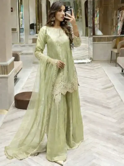 New Designer Trendy Top Plazzo - Designer Top Plazzo Set