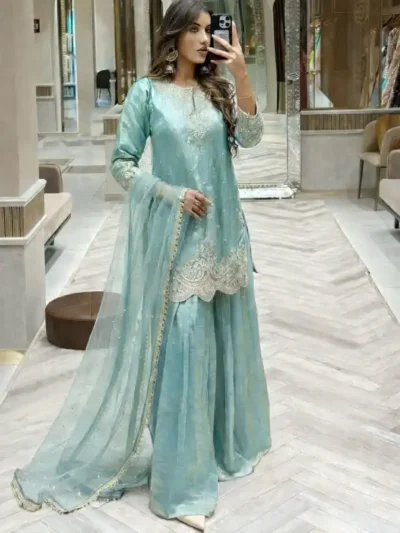 New Designer Trendy Top Plazzo - Designer Top Plazzo Set