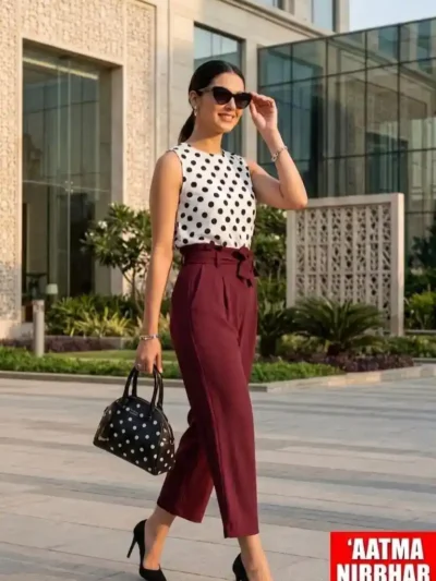 STYLISH SUMMER CO ORD SET WITH RELAXED FIT - malai cotton print Co ord set