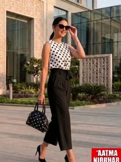STYLISH SUMMER CO ORD SET WITH RELAXED FIT - malai cotton print Co ord set